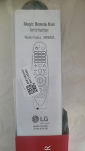 LG AN-MR18BA, TV, Tlačítka/kolečko, Černá Fotografie od zákazníka č. 2