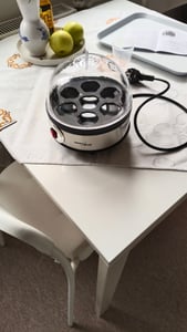 GreenBlue automatischer Eierkocher, Leistung 400W, bis zu 7 Eier, Messbecher, 220-240V, 50 Hz, GB573 Kunden-Foto 2