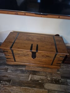 Cassapanca in legno massiccio, 244049 HangarStore.cz Foto del cliente 1