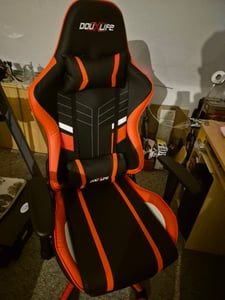 Douxlife® GC-RC03 herní kancelářská židle masážní ergonomická s opěradlem, zelená Fotografie od zákazníka č. 1