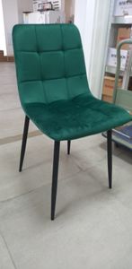 Fortuna Lai Küchenstühle mit Metallbeinen, (Set, 4-tlg, mit Samt Rückenlehne und Sitzfläche), Polsterstühle Kunden-Foto 1