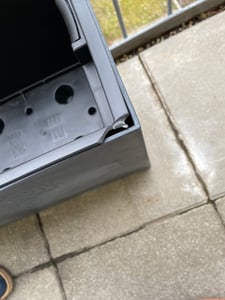 COUBI DUPP240 Blumentopf mit Untersetzer | Weiß Kunden-Foto 2
