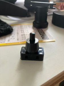 2 Stück Druckschalter für Lampen 250V 10A, schwarz Kunden-Foto 1