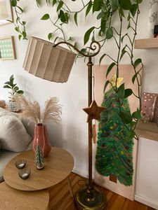 Tisch Ø35x98,5 cm ENVIRA antik gold Kunden-Foto 2