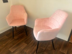ECD Germany Set di 4 sedie da pranzo con schienale e braccioli, nero, sedia da cucina con rivestimento in velluto, sedia imbottita con gambe in metallo Foto del cliente 2