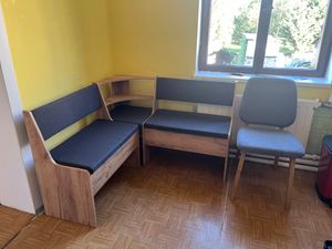 Eckbankgruppe Vicco Roman Weiß 150 x 120 cm mit Tisch, Model 30773 Kunden-Foto 2