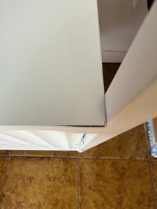 Set di 2 comodini FCH con stazione di ricarica, 2 cassetti in tessuto non tessuto e ripiano aperto, 38 x 30 x 60 cm, bianco Foto del cliente 2