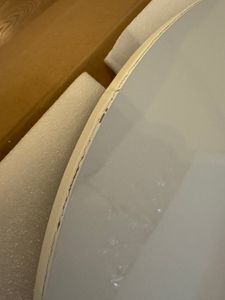 WISFOR Stojak TV z regulacją wysokości, stojak TV na kółkach, wózek do telewizorów 40-75 cali, VESA 600x400mm, do maks. 40 kg Zdjęcie produktu od klienta nr 2