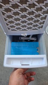 Climatiseur mobile JUNG LIFEAIR sans tuyau d'évacuation, climatiseur mobile 3-en-1, purificateur d'air, humidificateur, refroidissement par eau, jusqu'à 20 m², minuterie de 15,5 heures Photo du client 16
