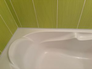 Dichtband Selbstklebend Waterdichte en Dreckig Tape Wannendichtband für Fenster Tür WC Küche Bad Lücke Fliese Waschbecken Kunden-Foto 1