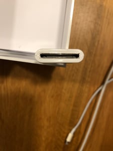 Adapter Kabel 8 pin Stecker auf 30 pol Buchse passend für Apple iPad iPhone 5/5S/6/6S/Plus Kunden-Foto 2