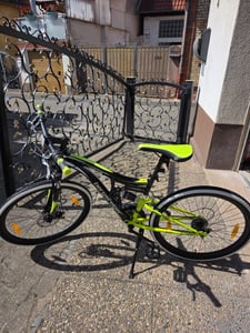Bergsteiger Kodiak 26 Zoll Mountainbike, geeignet ab 150 cm, Scheibenbremse, Shimano 21 Gang-Schaltung, Vollfederung, Jungen-Fahrrad & Herren-Fahrrad Kunden-Foto 17