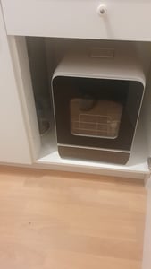 Puluomis mini myčka nádobí 45 cm volně stojící, myčka nádobí s 5+1 programy pro 3 jídelní soupravy, pracuje s přípojkou vody nebo bez ní, černá barva Fotografie od zákazníka č. 1