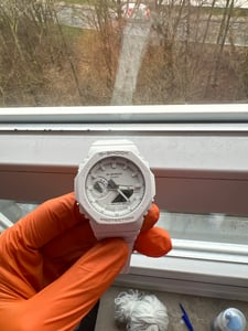 Casio G-Shock GA-2100-2A2, Wasserfest, Quarz Kunden-Foto 1