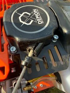 Demon Benzin Bodenfräse Gartenhacke 51,7ccm Kultivator Motorhacke Gartenfräse Bodenhacke Benzinmotorhacke Arbeitsbreite 30 cm Kunden-Foto 2