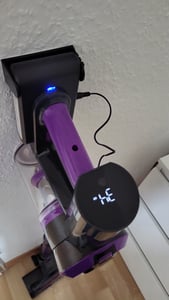 Akku Staubsauger, 30000Pa Staubsauger Kabellos, 400W Staubsauger mit Smart Display, Anti-Verhedderung-Bürste, Bis zu 55 Min Laufzeit, 2 Gänge, 1.2L Kunden-Foto 5