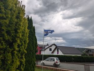 MONZANA Mât de drapeau télescopique 6,5 m allemagne Photo du client 1