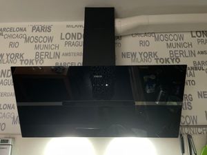CIARRA Kopffreihaube A+++ 650 m³/h Dunstabzugshaube 90cm Inkl. BOOST WIFI-APP Touch Control VM9736FB Kunden-Foto 1
