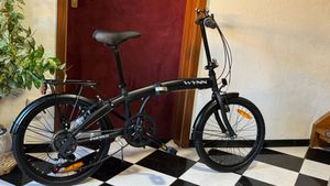 WYNN Faltrad 20 Zoll FOLD1.0 weiß Rahmenhöhe 27 cm Damen Herren Klapprad 6 Gänge V-Brake Kunden-Foto 1