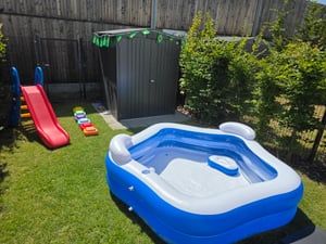 Bestway® Family Pool 262 x 175 x 51 cm, hellblau, eckig Kunden-Foto 2