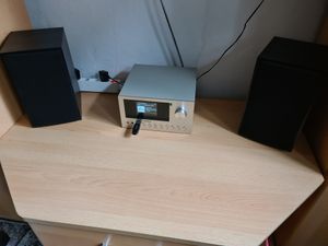 MEDION P85003 Micro Audio System Kompaktanlage (Internetradio, DAB+, PLL UKW Radio, Bluetooth, USB Anschluss, AUX, 2x150 W) Kunden-Foto 2