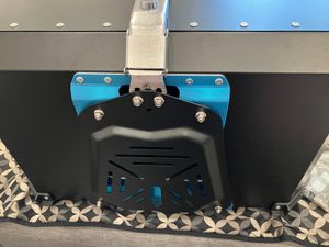 Top Case 65L Motorradkoffer aus Aluminiumlegierung, wasserdicht stoßdämpfend, Doppelverriegelungsdesign, mit 2 Schlüsseln, eflektierender Aufkleber Kunden-Foto 3