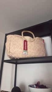 reisenthel loopshopper M, Einkaufstasche, Shopper, Tragetasche, Tasche, Leo Vanilla, 12 L, OS1043 Foto del cliente 1
