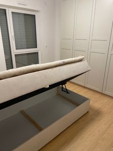 BroMARKT Boxspringbett DENVER mit 2 Bettkasten, Bonell-Matratze, Polsterbett, Bett (Beige, Cosmic 10, 180 x 200 cm) Kunden-Foto 1