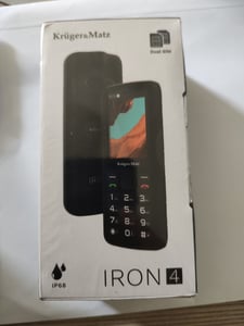 Pancerny Telefon IRON 4 dual sim 4G IP68 IP69K Kruger&Matz Kunden-Foto 1