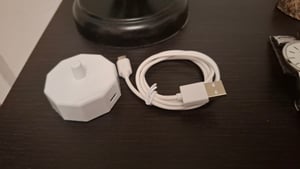 Cable de carga USB-C de 1 metro para Braun Oral-B, con estación de carga, color blanco Foto del cliente 1
