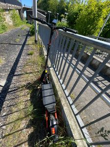 JOYOR S5 ABE- Faltbar Elektroroller - 500W Motor 48V13AH Akku 10 Zoll Reifen - Schwarz Kunden-Foto 14