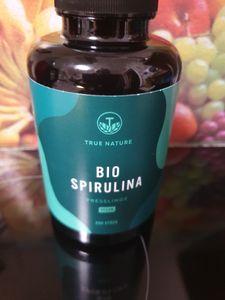 Organické spirulina pelety - 600 tabliet (500 mg) - 4 000 mg vysoká dávka - Čistá riasa spirulina z kontrolovaného pestovania - Vegan - TRUE NATURE® Fotografia od zákazníka č. 1