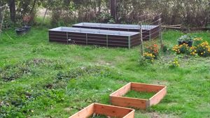 vidaXL Garten-Hochbeet Verzinkter Stahl 320×40×45 cm Grün Kunden-Foto 3