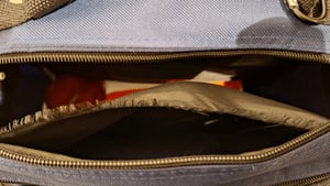 Spear Arbeitstasche Umhängetasche Flugbegleiter Herrentasche  Blau Kunden-Foto 1
