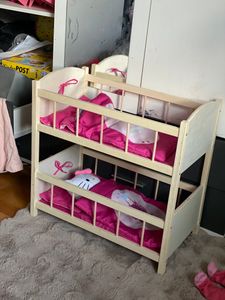 roba Puppenkommode und Puppenbett, Puppenmöbel Serie „Scarlett“, inkl. textiler Ausstattung, weiß Kunden-Foto 1