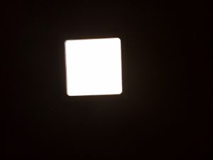 ZMH LED Deckenleuchte Rund Flach Weiß Modern Warmweiß 3000K 18W IP44  für Küche Büro Kinderzimmer Schlafzimmer Ø23CM Kunden-Foto 1