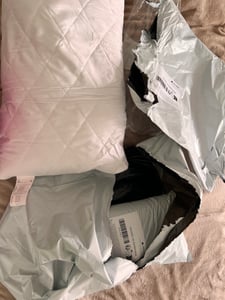 4er Set Kissen (60x60 cm) - hoher Komfort - Microfaser - Reißverschluss für Füllung - waschbar - allergikergeeignet - erholsam – Kopfkissen Kunden-Foto 1