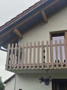 Plotové panely 200x120 sibiřský modřín rovný design Fotografie od zákazníka č. 1