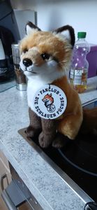 Uni-Toys - Widderkaninchen, liegend (weiß) - 18 cm (Länge) - Plüsch-Hase, Kaninchen - Plüschtier, Kuscheltier Kunden-Foto 2