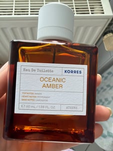 Korres Care Oceanic Amber Edt Für Ihn, Weiblich, Eau de Toilette, 50 ml, Bernstein, Pfeffer, Minze, Kardamom Kunden-Foto 1