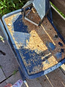 10 kg schalenloses Streufutter mit Mehlwürmer Kunden-Foto 1