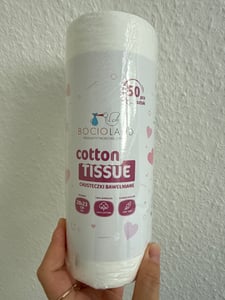 Asciugamani monouso in cotone ipoallergenico per neonati, 50 pz Foto del cliente 1