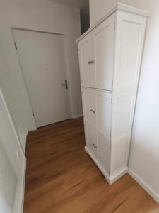 COSTWAY Hoge kast met 6 deuren, 60 x 30 x 160 cm, keukenkast met 3 vakken en verstelbare legplanken, geschikt voor badkamer, woonkamer, eetkamer en kantoor Klantenfoto 3