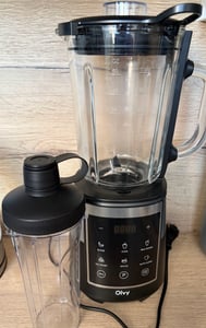 Olvy Blender Pro kielichowy, szklany dzbanek 1,5 l, kubek Tritan 600 ml, ekran dotykowy, Pulse, Auto-Clean, smoothie maker i ice crusher Zdjęcie produktu od klienta nr 16