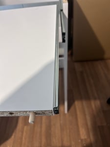 Waschmaschine Trockner Schrank mit Ausziehbrett - Waschmaschinenschrank für Waschmaschine & Wäschetrockner - Überbauschrank 187 x 65 x 66 cm (Weiß) Kunden-Foto 4