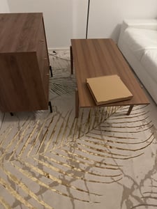 Tapiso Teppich GOLDEN Modern Kurzflor Beige Golden  200 x 300 cm Kunden-Foto 1
