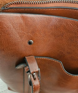 Kabelka Shopper Brown, Taška přes rameno Dámská, Velká, Kabelka ze syntetické kůže, Kabelky přes rameno, Tašky Retoo Fotografie od zákazníka č. 1