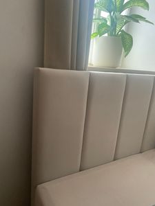 Boxspringová posteľ DELTA 3 - 140x200, svetlo béžová Fotografia od zákazníka č. 2