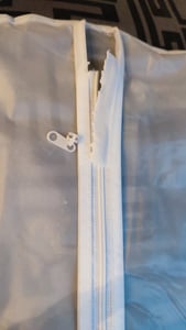 Mottenfeste Kleiders?cke 6er Packung, atmungsaktive, durchsichtige Kleiders?cke mit durchgehendem Rei?verschluss fš¹r die Winterm?ntel Kunden-Foto 1