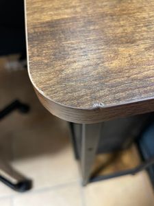 COMHOMA Schreibtisch Gaming Tisch mit Regal, Eckschreibtisch mit USB-Ladeanschluss und Steckdose, 120cm Computertisch L Form, PC Tisch für Büro, Heimb Kunden-Foto 8